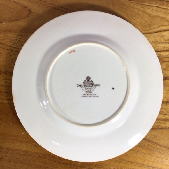 Vintage Minton Isis Blue Salad Plates - Set of 4 - Picture 7 of 9